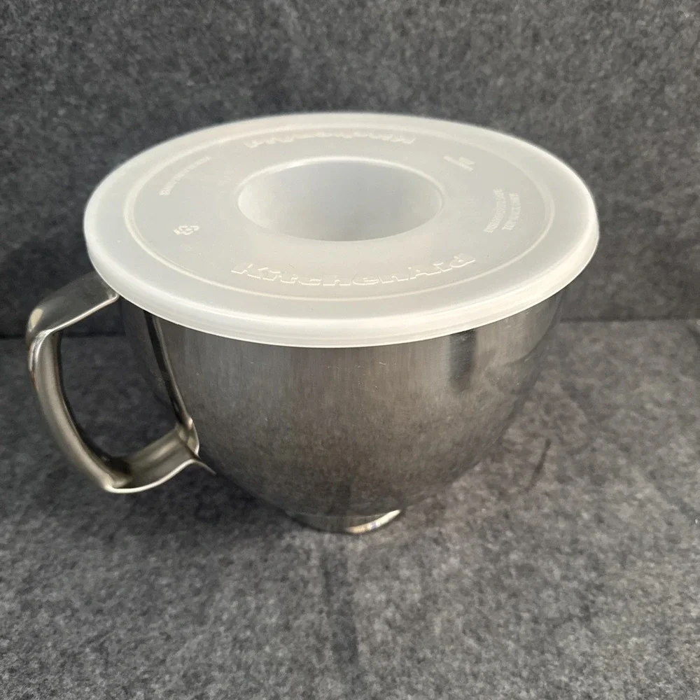 KITCHEN AID Stainless Steel Mixing Bowl w/ Handle 5 quart for Artisan mixers